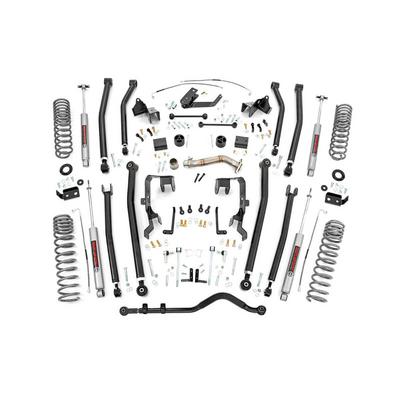 Rough Country 4" Jeep Long Arm Suspension Lift Kit with N3 Shocks - 78630A